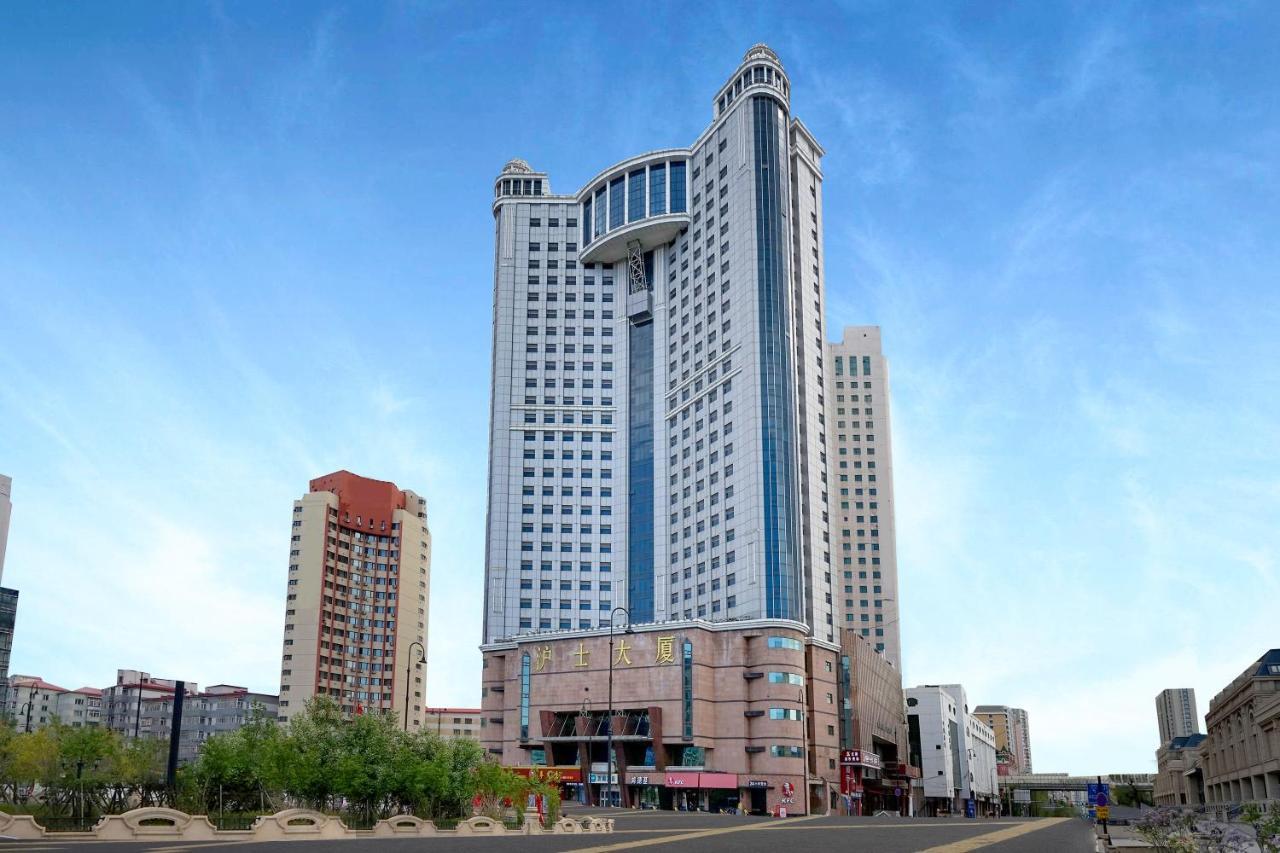 Hanting Hotel Harbin Railway Station Square Exterior foto